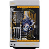 HYTE Y60 – Ouro Kronii Limited Edition – Großes Mauspad im Lieferumfang enthalten, PCI-e 4.0-Riser-Kabel, Panorama-Glasansicht 