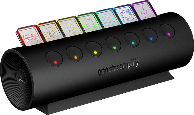 Streamplify HUB CTRL 7 Slot, RGB, 12V - Sort Streamplify