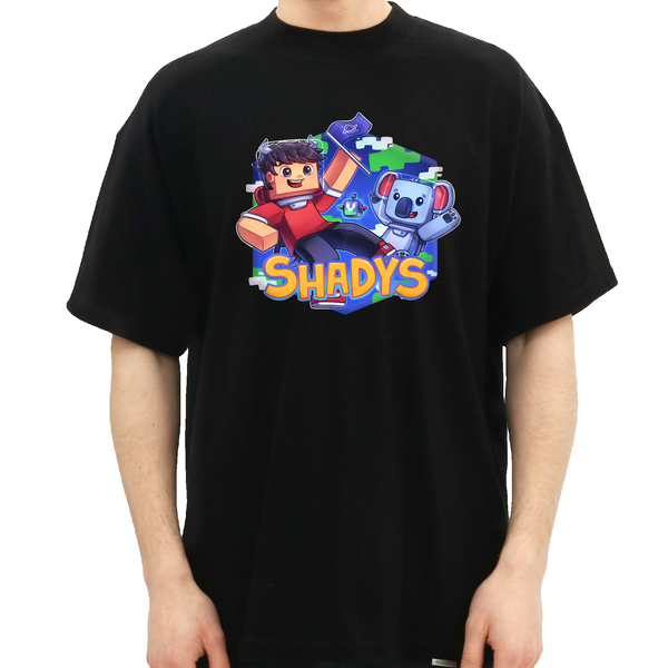 Shadys Koala-T-Shirt – Schwarz