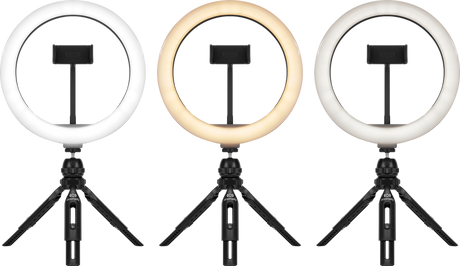 Streamplify LIGHT 10 Ring Light, 25,4cm, 5V USB - Sort Streamplify