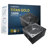 Montech Titan 1200W – Vollmodular, 80+ Gold &amp; Cybenetics Gold, ATX 3.0, 12VHPWR-Anschluss