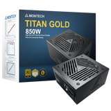 Montech Titan 850W – Vollmodular, 80+ Gold &amp; Cybenetics Gold, ATX 3.0, 12VHPWR-Anschluss