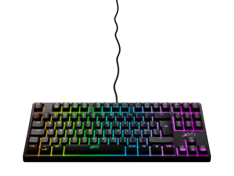 Xtrfy K4 RGB TKL SORT Mekanisk Gaming Tastatur RGB Xtrfy