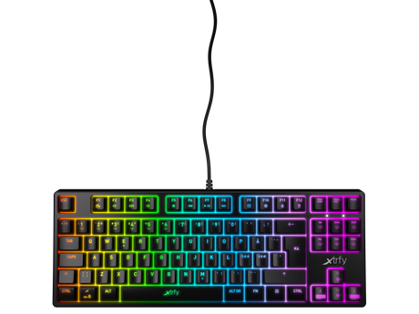 Xtrfy K4 RGB TKL SORT Mekanisk Gaming Tastatur RGB Xtrfy