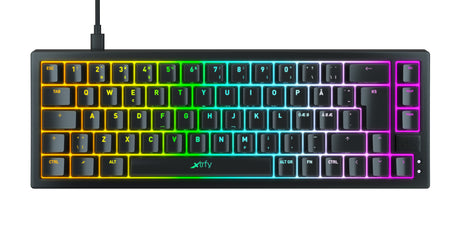 Xtrfy K5 RGB, Compact 65% Sort Xtrfy