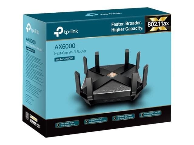 TP-Link Archer AX6000 Trådløs router Desktop TP-Link