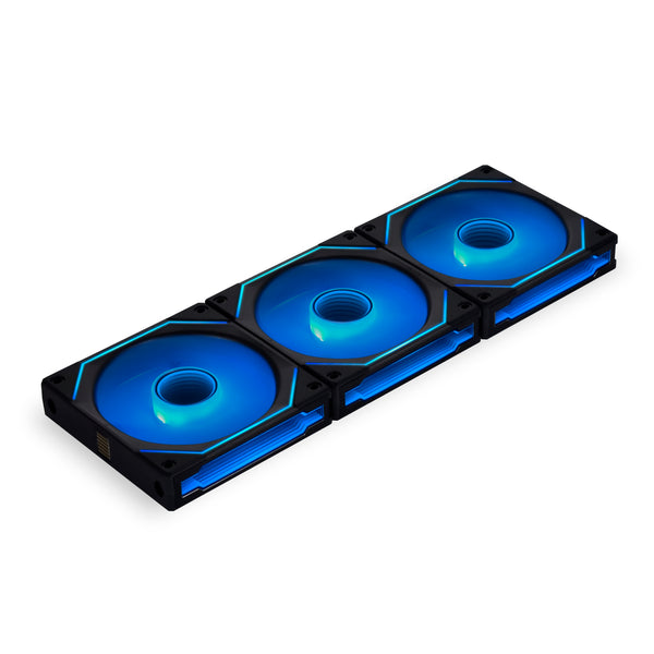 Lian li UNI FAN SL Infinity PWM Schwarz 3er-Pack – 120 mm – Infinity RGB – Controller im Lieferumfang enthalten 