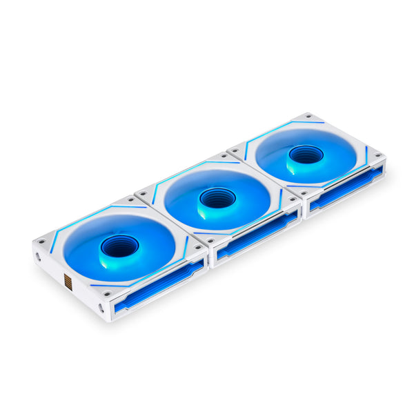 Lian li UNI FAN SL Infinity PWM Weiß 3er-Pack – 120 mm – Infinity RGB – Controller im Lieferumfang enthalten 