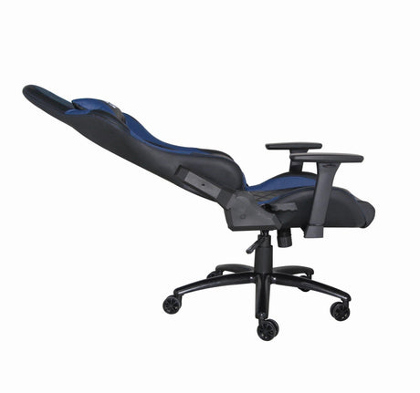 DON ONE -GC300 GAMING STOL Sort/Blå  - PU Læder - Op til 120 KG DON ONE