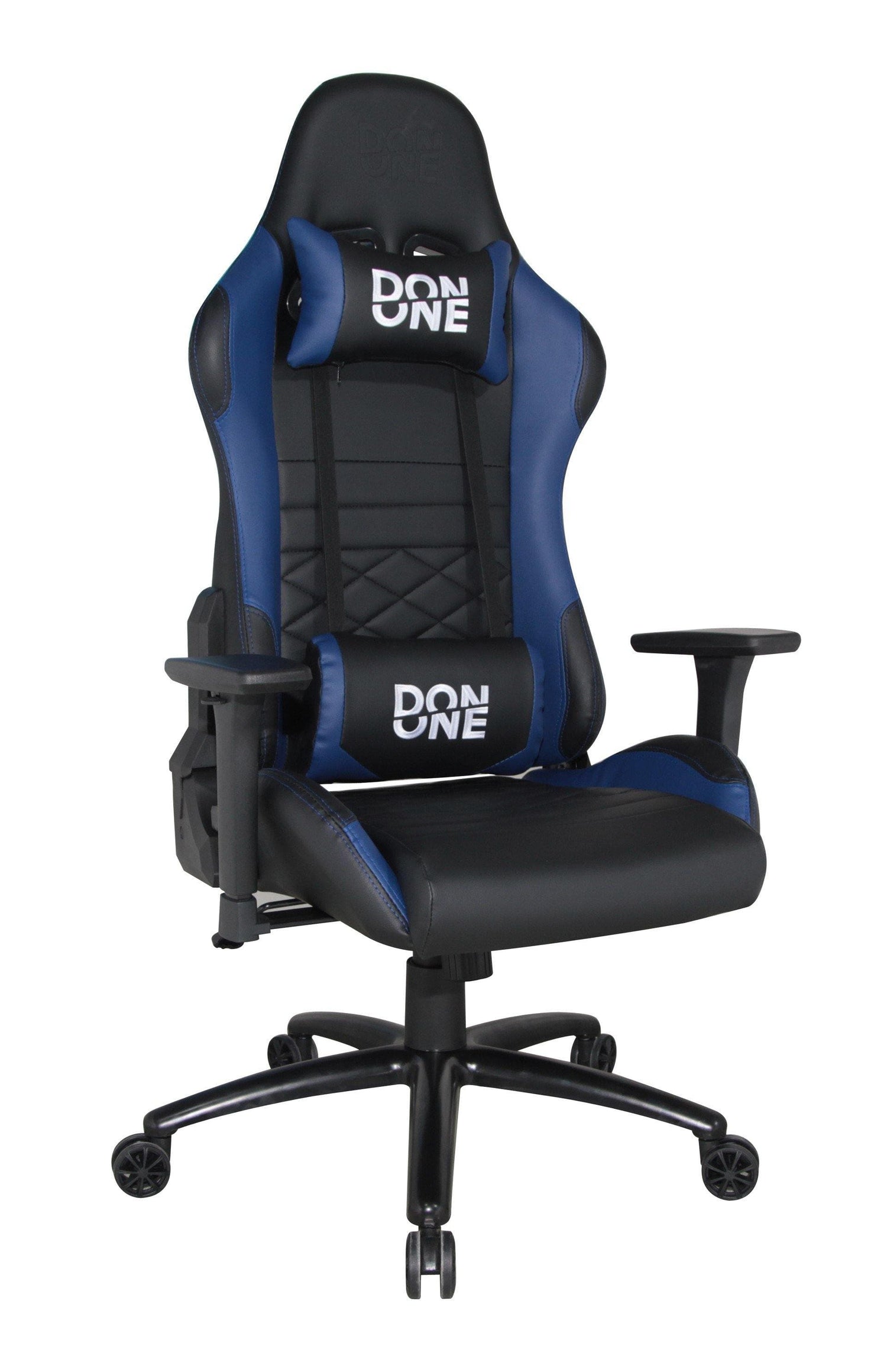 DON ONE -GC300 GAMING STOL Sort/Blå  - PU Læder - Op til 120 KG DON ONE