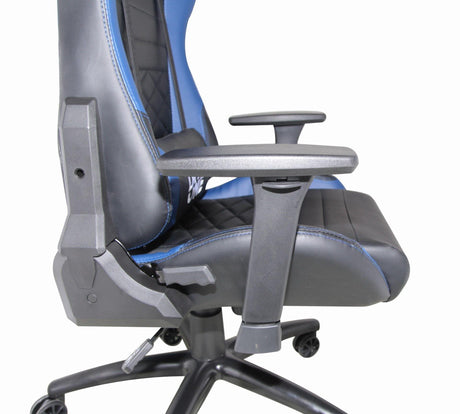 DON ONE -GC300 GAMING STOL Sort/Blå  - PU Læder - Op til 120 KG DON ONE