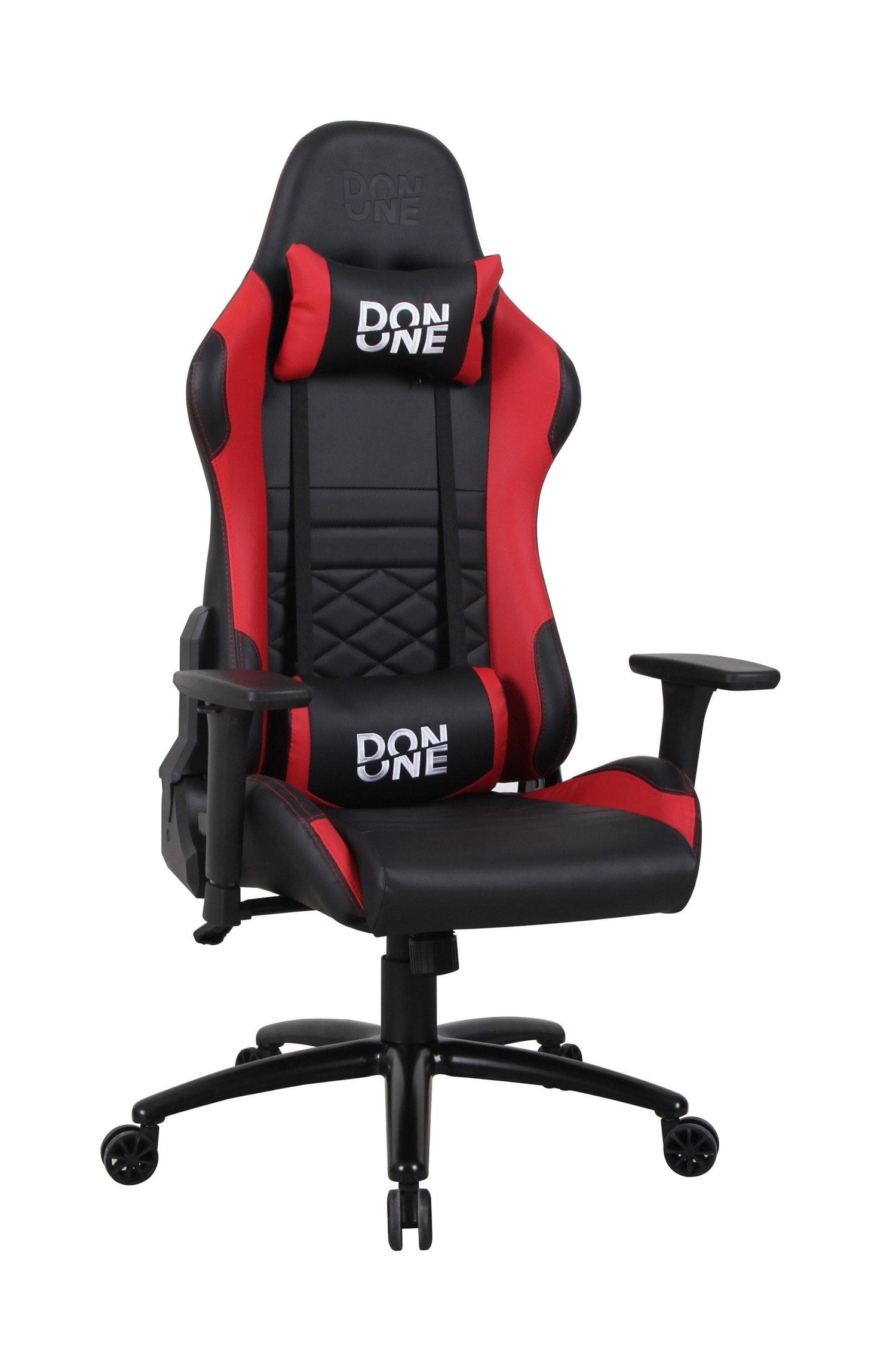 DON ONE -GC300 GAMING STOL Sort/Rød - PU Læder - Op til 120 KG DON ONE