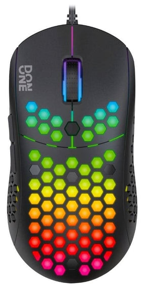 DON ONE - GM200 BLACK - RGB LETVÆGTS GAMING MUS DON ONE
