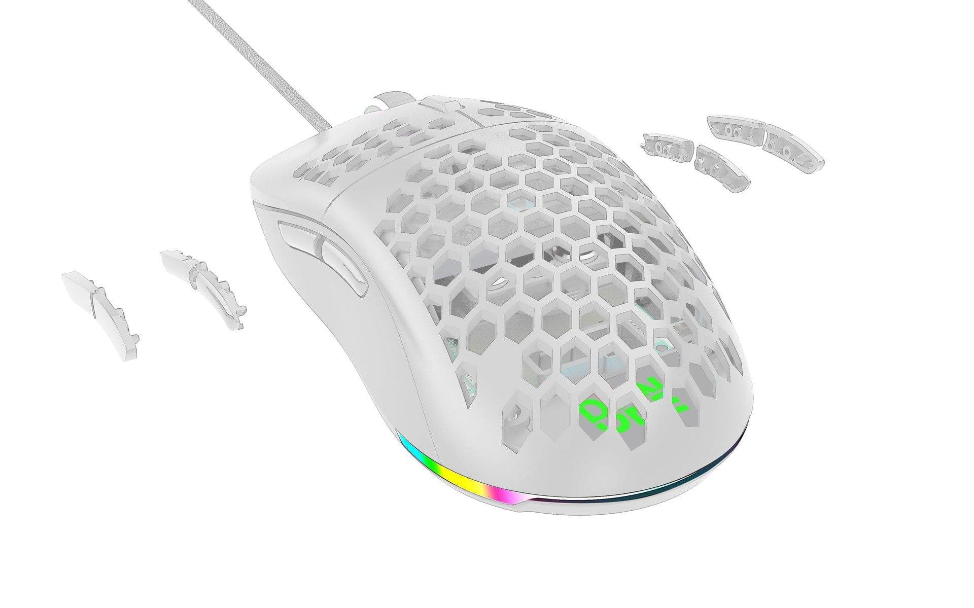 DON ONE - GM500 RGB Letvægts Gamingmus- HVID DON ONE