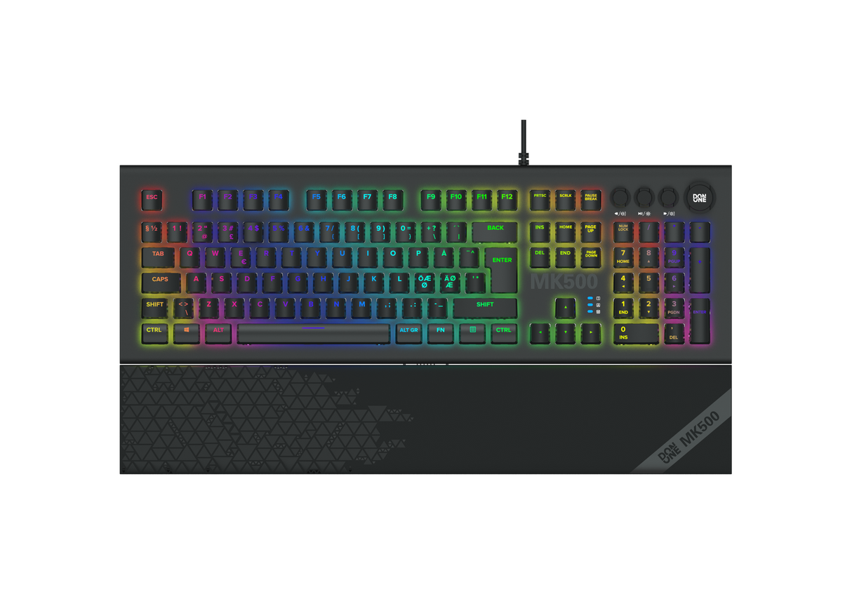 DON ONE - MK500 RGB Mekanisk Keyboard - Red Switch DON ONE