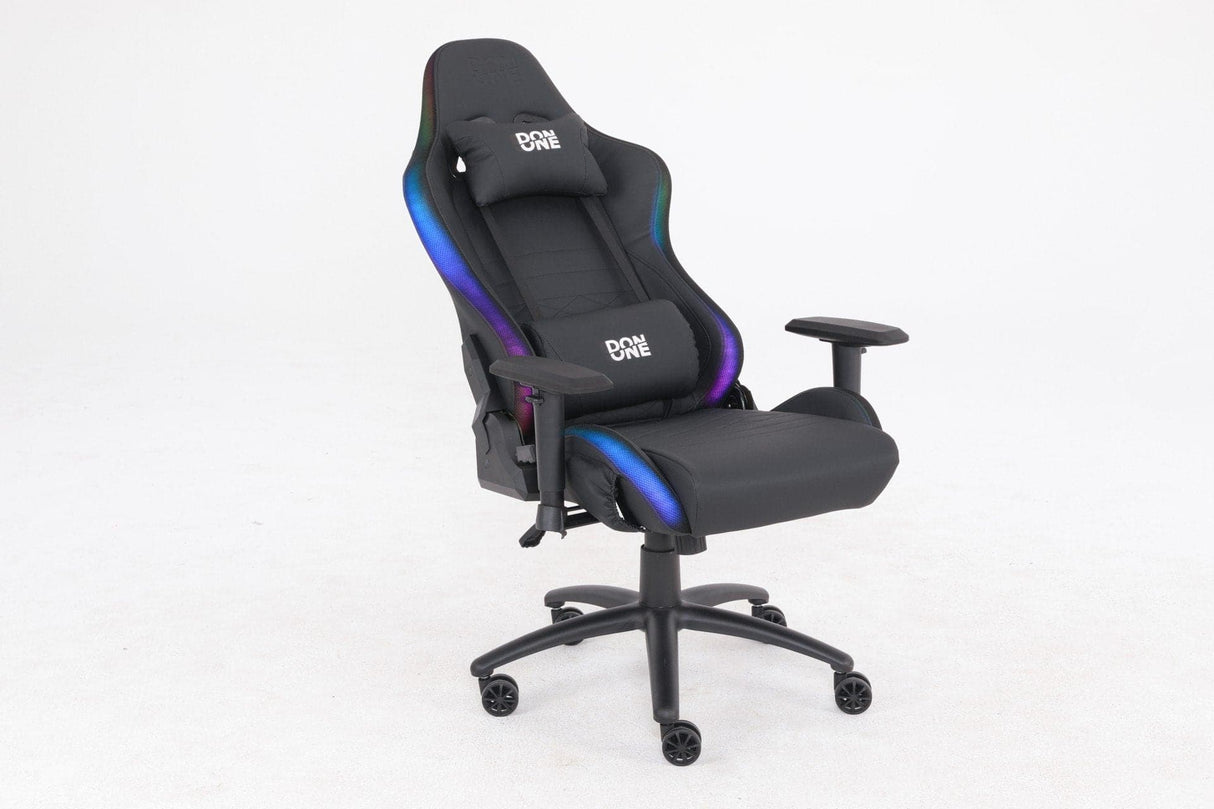 DON ONE - Valentino RGB Gamer stol MK4 - PU Læder - Op til 120 KG DON ONE