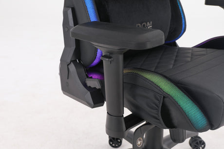 DON ONE - Valentino SUPERLEGGERA - RGB Gamerstol Med Lys DON ONE