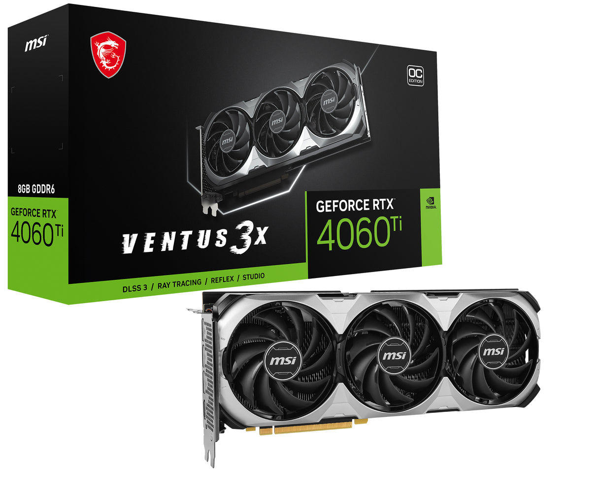 MSI GeForce RTX 4060 Ti VENTUS 3X 8G OC