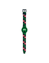 Minecraft digitalt armbåndsur med creeper og TNT