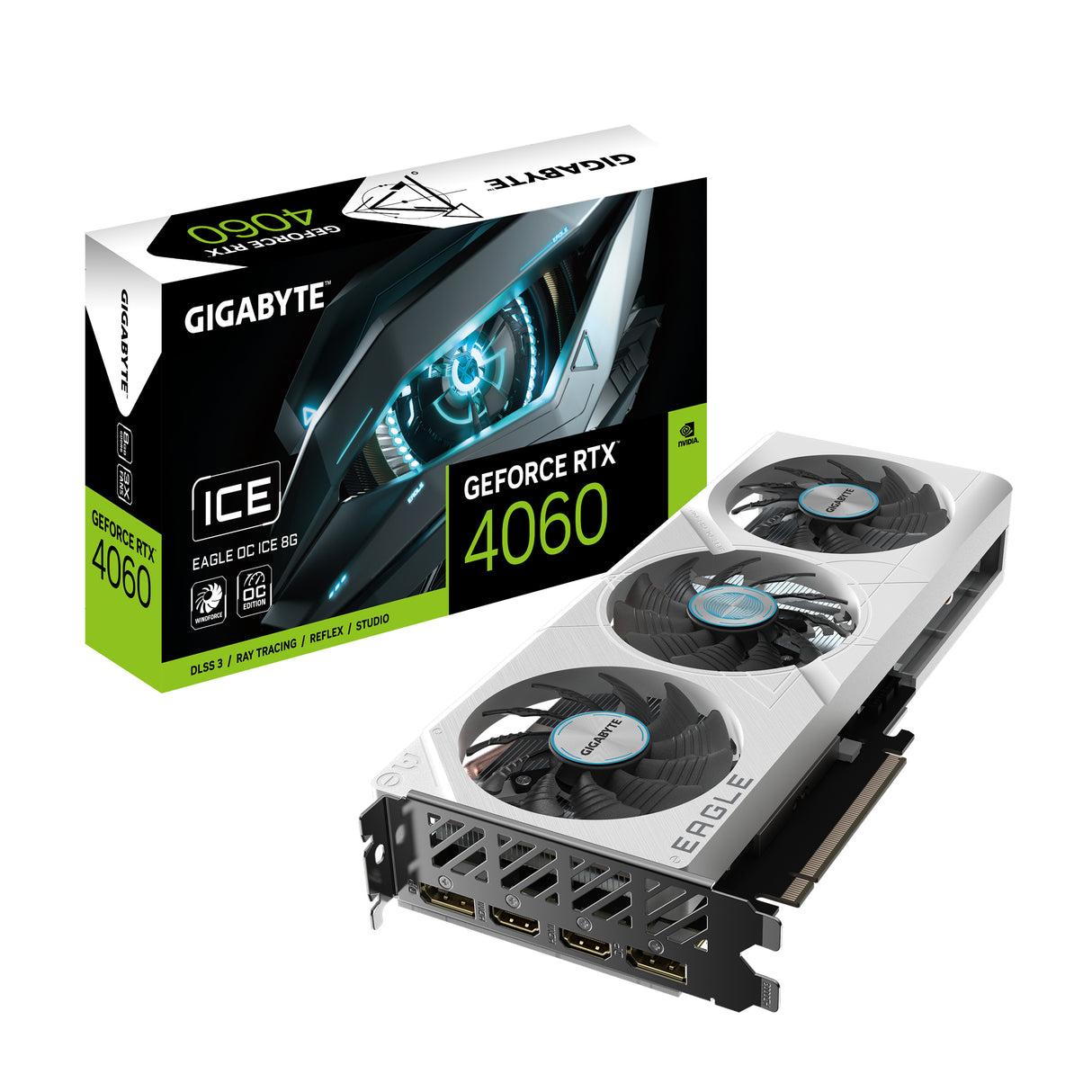 Gigabyte GeForce RTX 4060 EAGLE OC ICE 8G 8GB