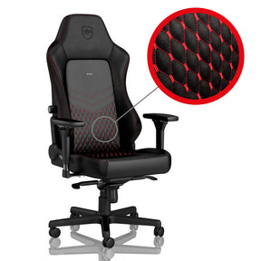 noblechairs HERO Real Leather Black/Red noblechairs