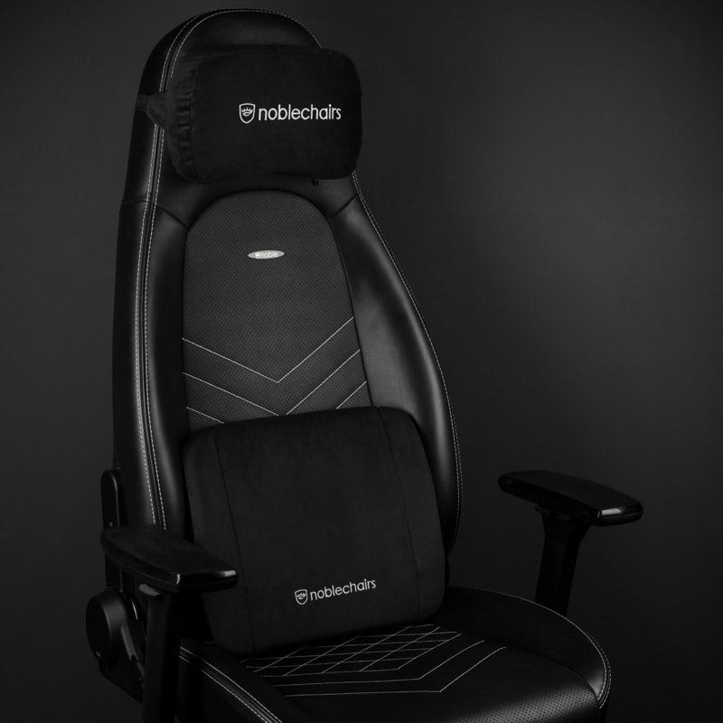 noblechairs Memory Foam Pillow Set Black noblechairs