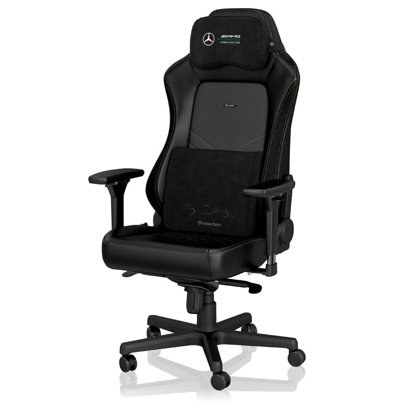 noblechairs Memory Foam Pillow Set Mercedes-AMG Petronas Formula One Team Edition noblechairs