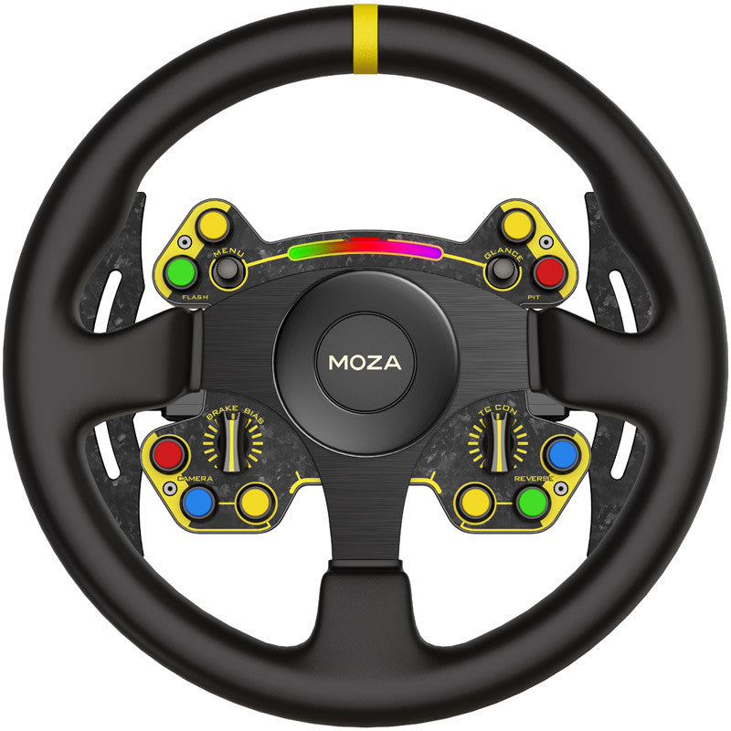 MOZA RS Steering Wheel Round Leather version Moza Racing