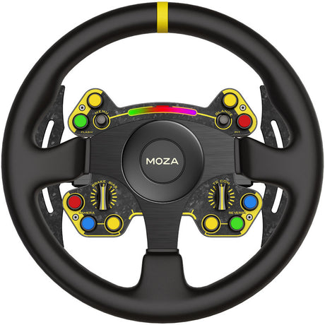 MOZA RS Steering Wheel Round Leather version Moza Racing