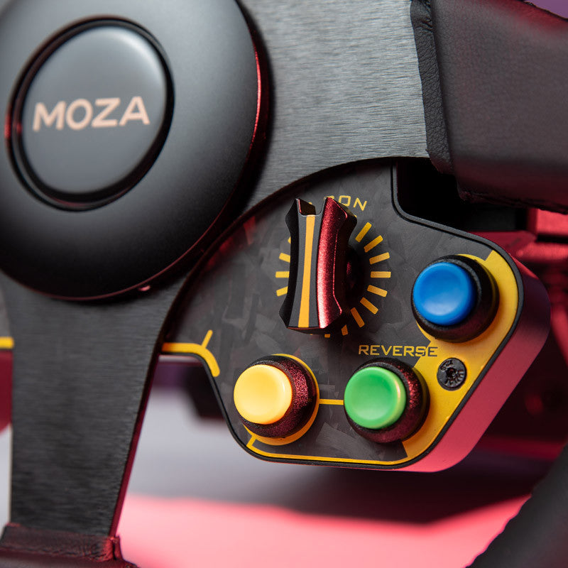 MOZA RS Steering Wheel Round Leather version Moza Racing