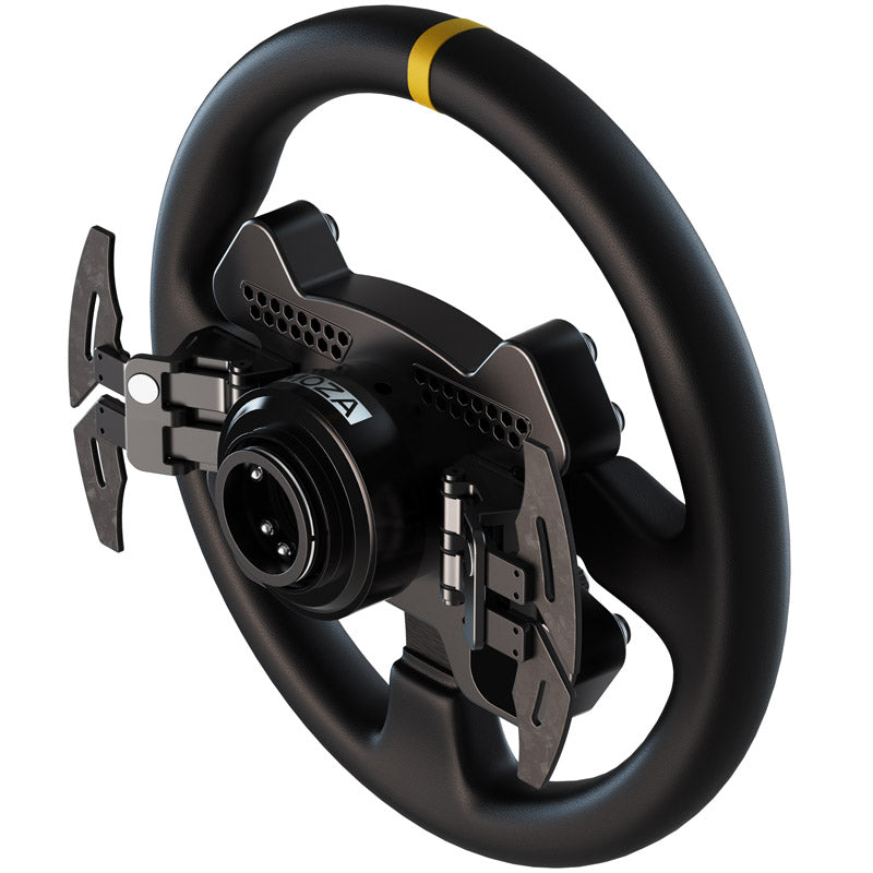 MOZA RS V2 Lenkrad, rund – Leder (33 cm)