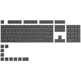 Glorious GPBT Keycaps - 114 PBT Caps, ANSI, US Layout, Black Ash Glorious