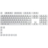 Glorious GPBT Keycaps - 114 PBT Caps, ANSI, US Layout, Arctic White Glorious