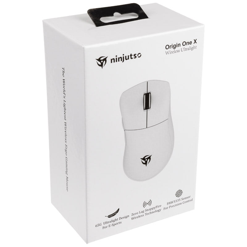 Ninjutso Origin One X Wireless Gaming mouse - white Ninjutso