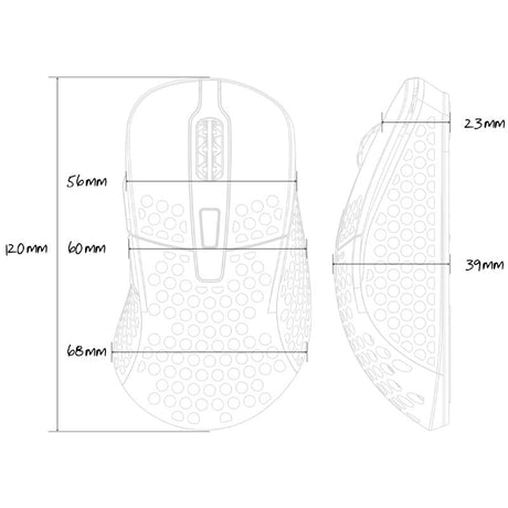 Xtrfy M4 RGB, Gaming Mouse, Black Xtrfy