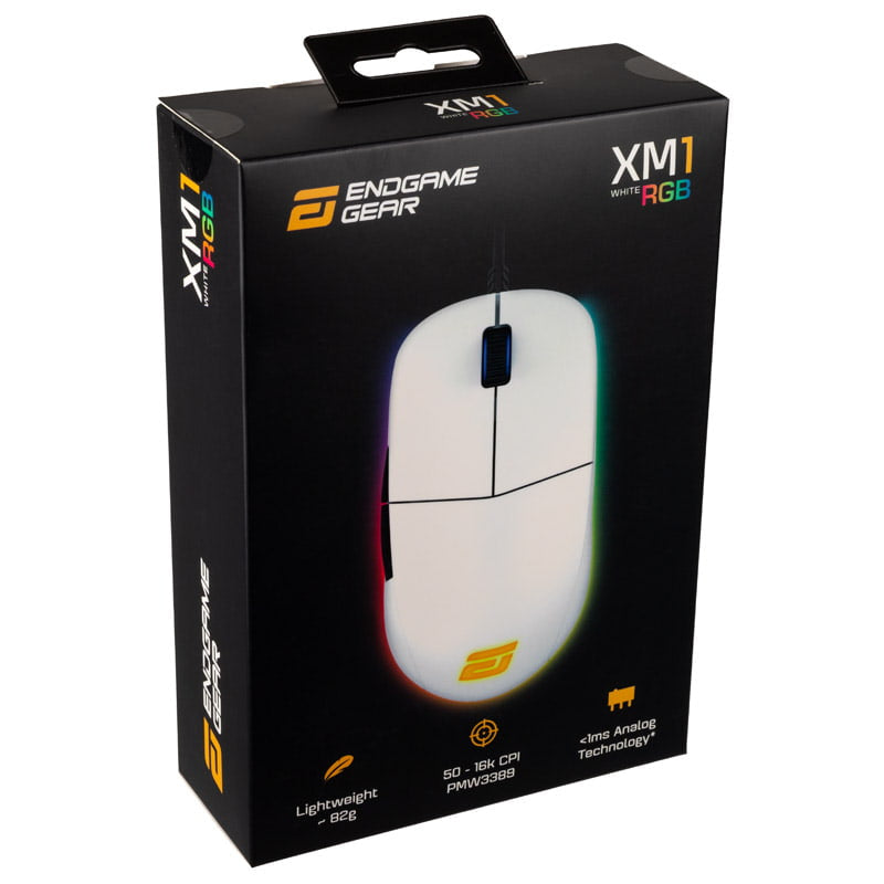 Endgame Gear XM1 RGB Gaming Mouse - White Endgame
