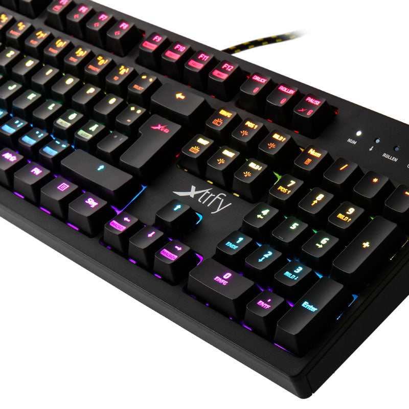 Xtrfy K2 Gaming keyboard with RGB LED Xtrfy
