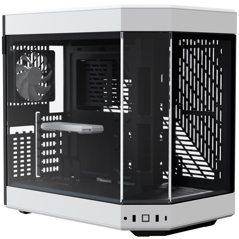 Hyte Y60 Midi Tower - Black/White, PCI-e 4.0, Panoramic Glass View HYTE