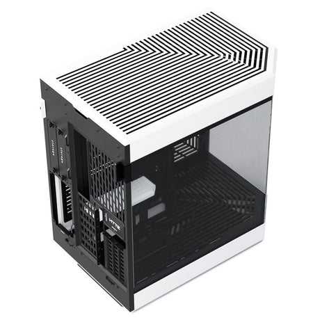 Hyte Y60 Midi Tower - Black/White, PCI-e 4.0, Panoramic Glass View HYTE