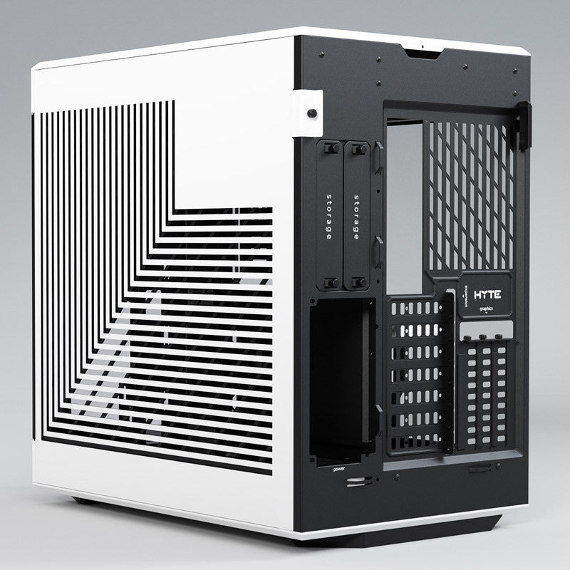 Hyte Y60 Midi Tower - Black/White, PCI-e 4.0, Panoramic Glass View HYTE