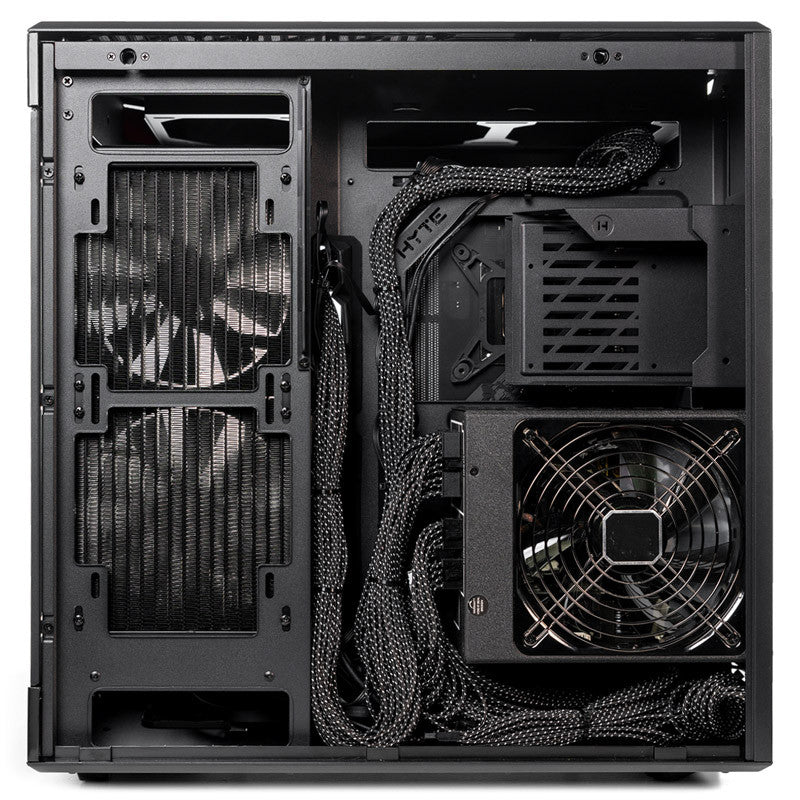 Hyte Y60 Midi Tower - Black/Black, PCI-e 4.0, Panoramic Glass View HYTE
