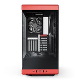 HYTE Y40 Red Miditower – Panorama-Glasschleier, inklusive PCIe 4.0-Riser-Kabel, 2 inklusive Lüfter 