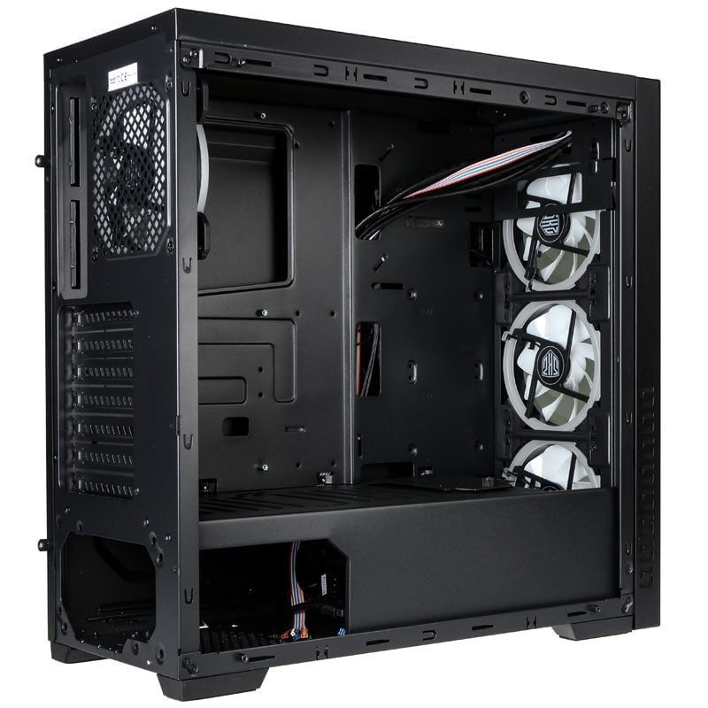 Kolink Horizon RGB Midi-Tower, Tempered Glass - Black Kolink