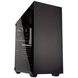 Kolink Stronghold Midi-Tower, Tempered Glass - Black Window Kolink