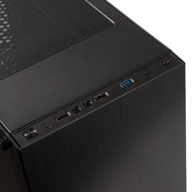 Kolink Stronghold Midi-Tower, Tempered Glass - Black Window Kolink