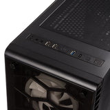 Kolink Observatory RGB Midi-Tower, Tempered Glass - Black Window Kolink