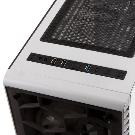 Kolink Observatory RGB Midi-Tower, Tempered Glass - White Window Kolink
