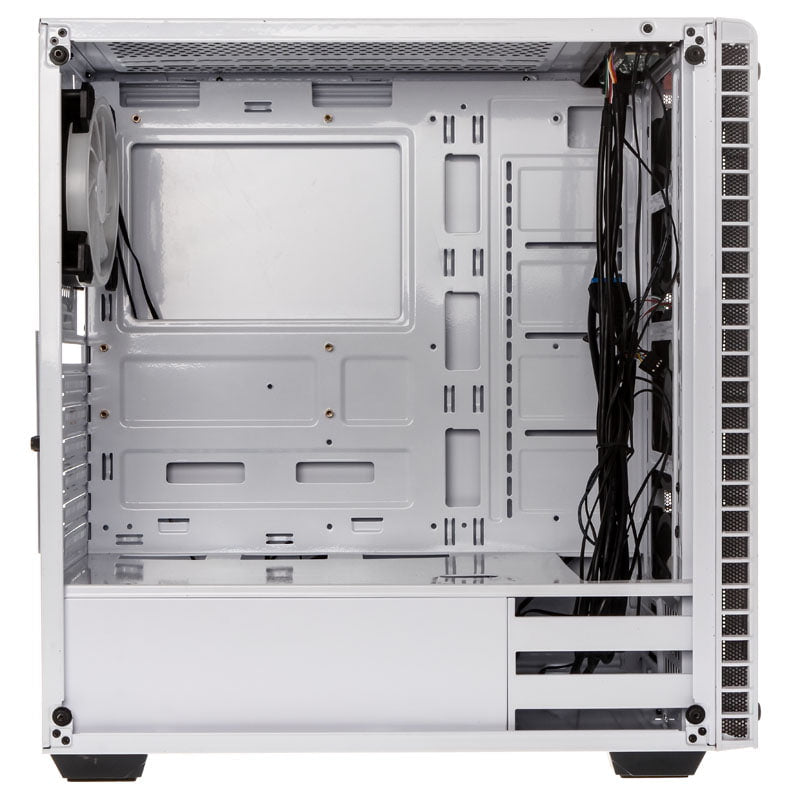 Kolink Observatory RGB Midi-Tower, Tempered Glass - White Window Kolink