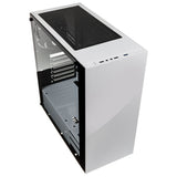 Kolink Stronghold Midi-Tower, Tempered Glass - White Window Kolink