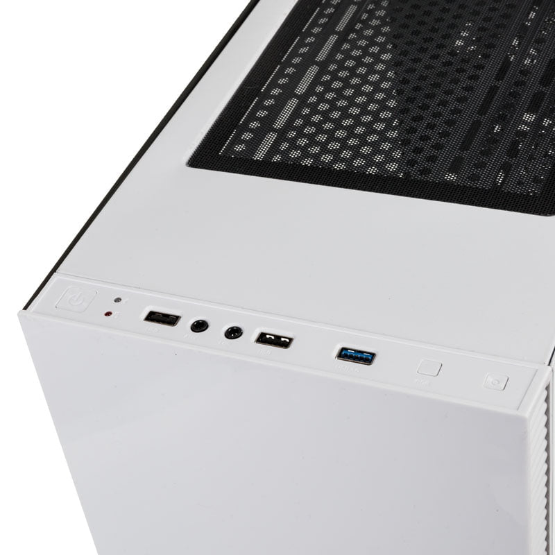 Kolink Stronghold Midi-Tower, Tempered Glass - White Window Kolink
